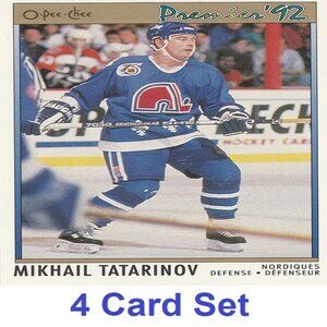 Mikhail Tatarinov Hockey Card Collection